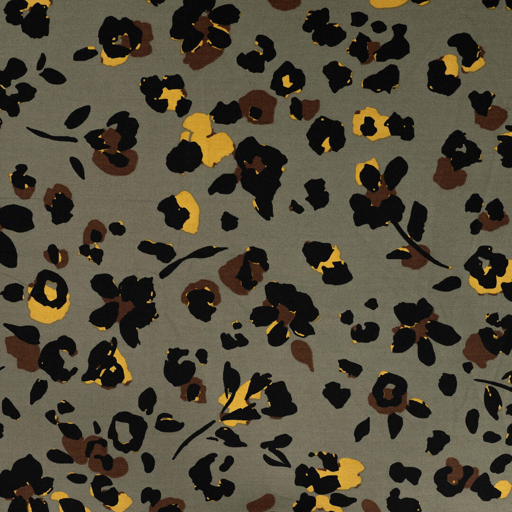 Viskose Twill Leo - oliv