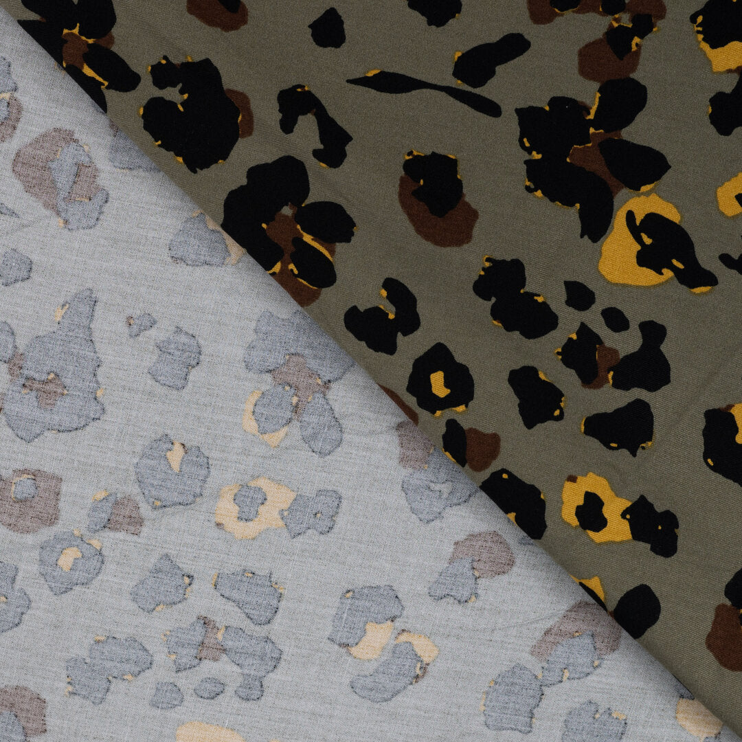 Viskose Twill Leo - oliv