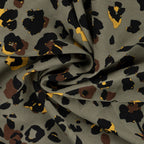 Viskose Twill Leo - oliv