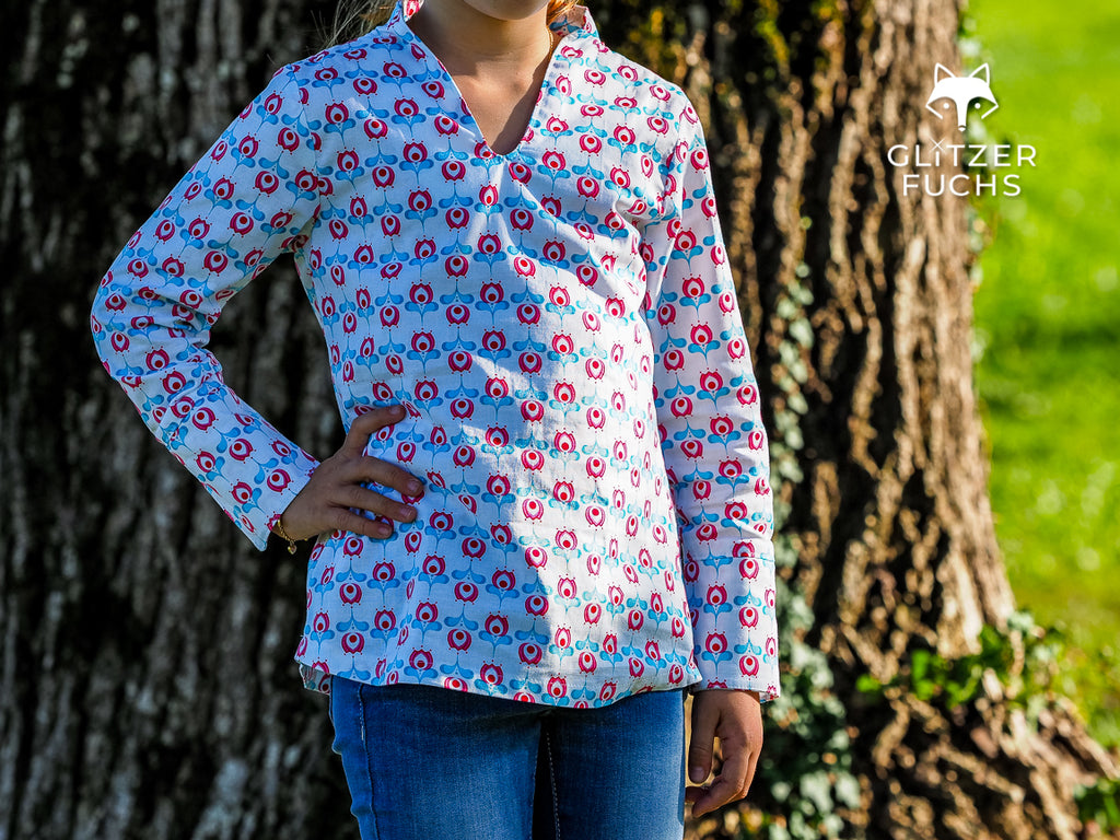 Designbeispiel: lillesol basics No.64 Flora-Bluse