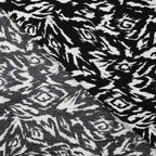 Viskose crinkle graphic - black&white *Videovorstellung*