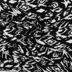 Viskose crinkle graphic - black&white *Videovorstellung*