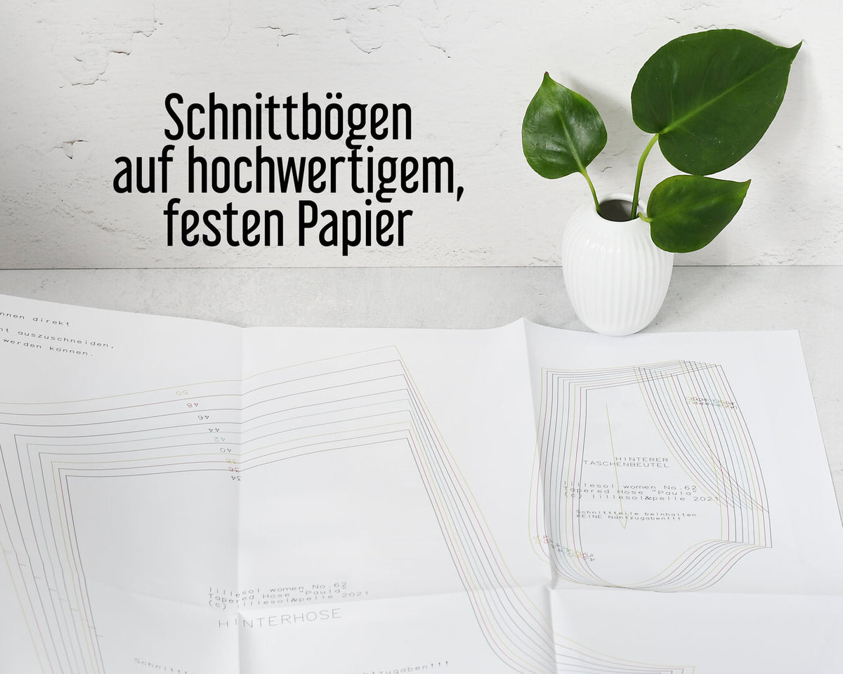 Papierschnittmuster lillesol women No.105 Fledermausbluse "Malaga" *mit Video-Nähanleitung ✂✂✂