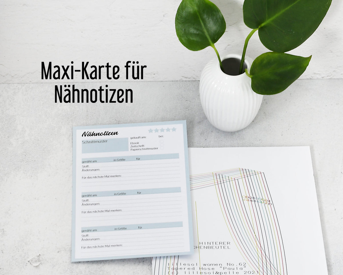 Papierschnittmuster Basic Bag * mit Video-Nähanleitung * ✂✂✂