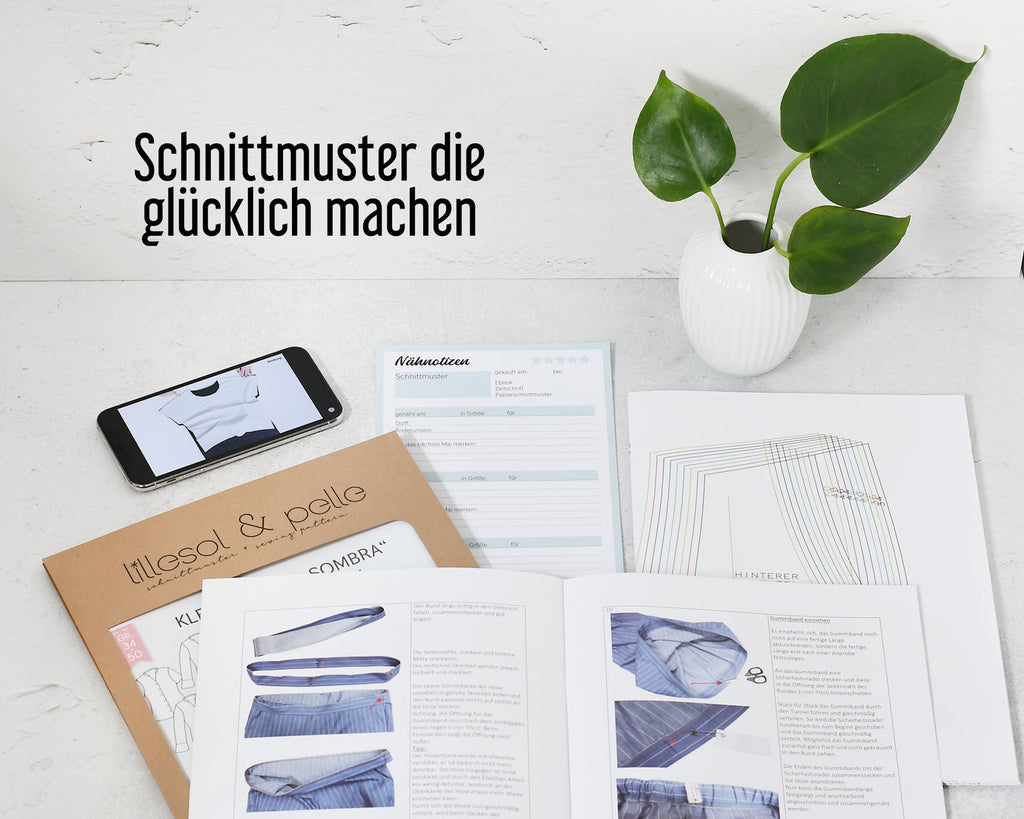 Papierschnittmuster lillesol women No.86 Comfort Hoodie *mit Video-Nähanleitung ✂✂✂