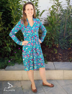 Designbeispiel: lillesol women No.44 Kleid & Shirt Miaflora