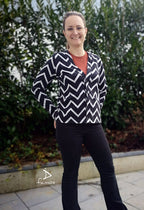 Designbeispiel: lillesol women No.59 Basic-Strickjacke