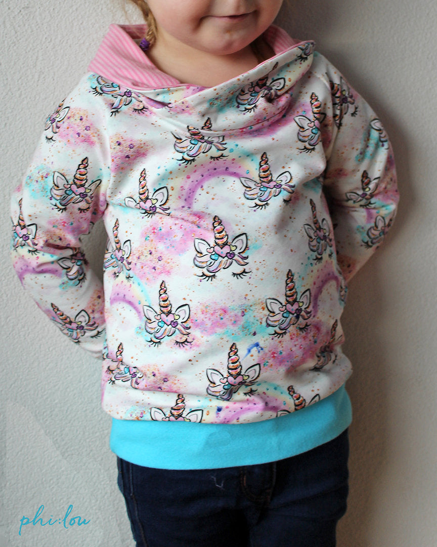 Designbeispiel: lillesol basics No.65 Raglan-Hoodie