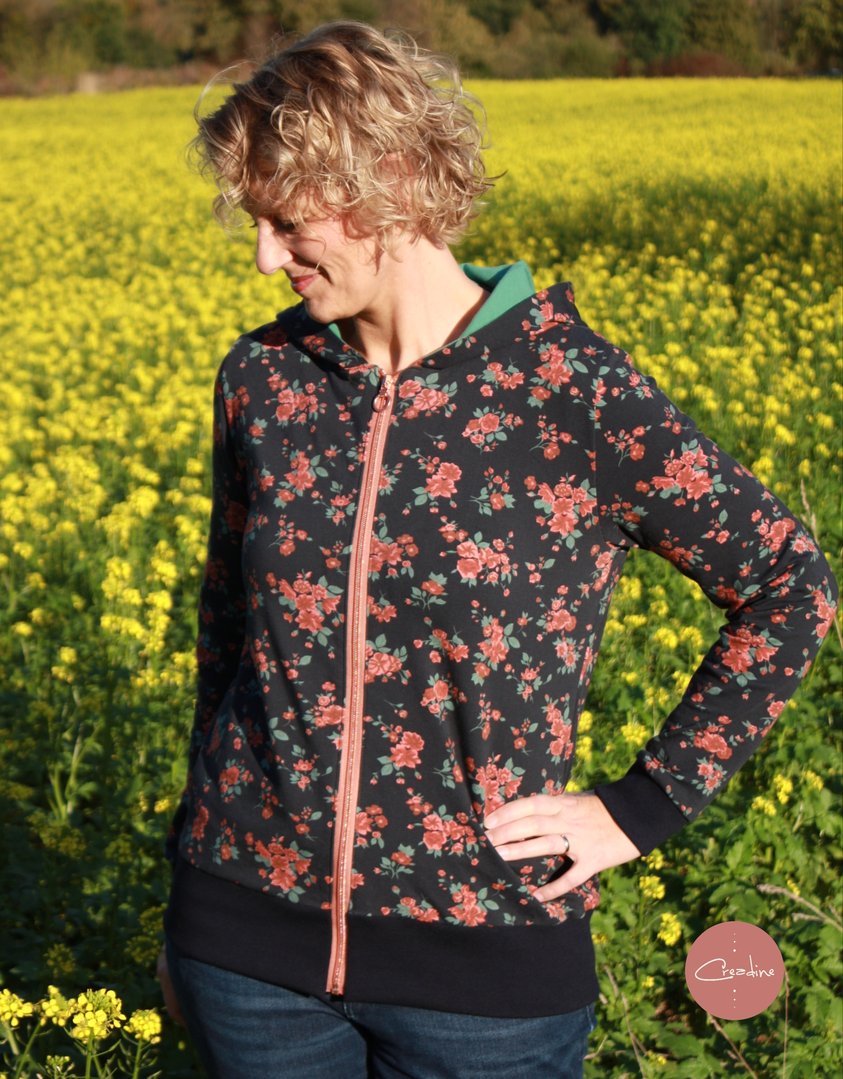 Designbeispiel: lillesol women No.15 Kapuzenjacke
