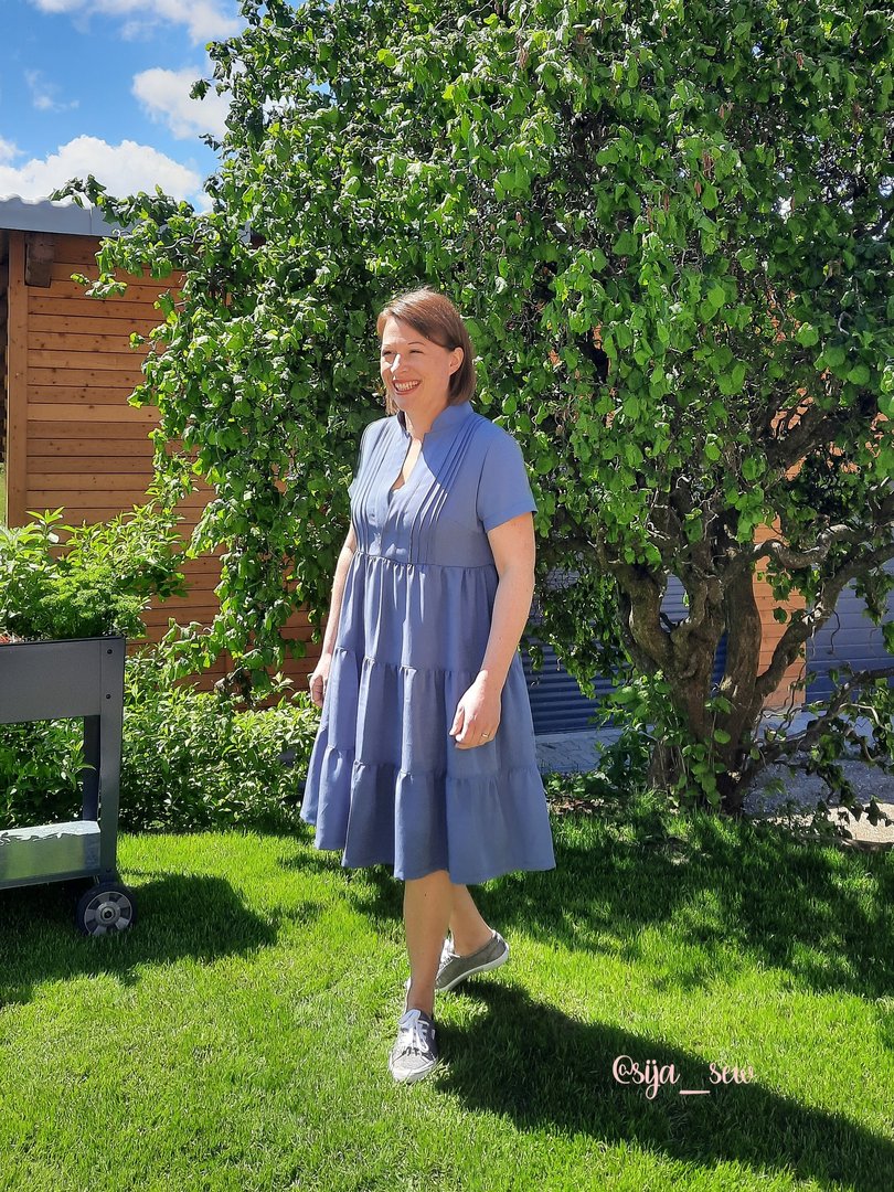Designbeispiel: lillesol women No.64 Biesen-Kleid "Laurelia"