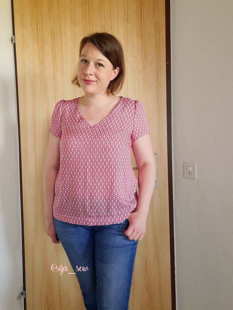 Designbeispiel: lillesol women No.72 Sommerbluse "Lavina"