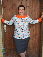 Designbeispiel: lillesol women No.47 Shirt mit Uboot-Kragen