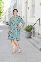Musselin/Double Gauze "Polka Dots" - Eigenproduktion l&p - altrosa