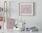 Poster Nähmaschine rose