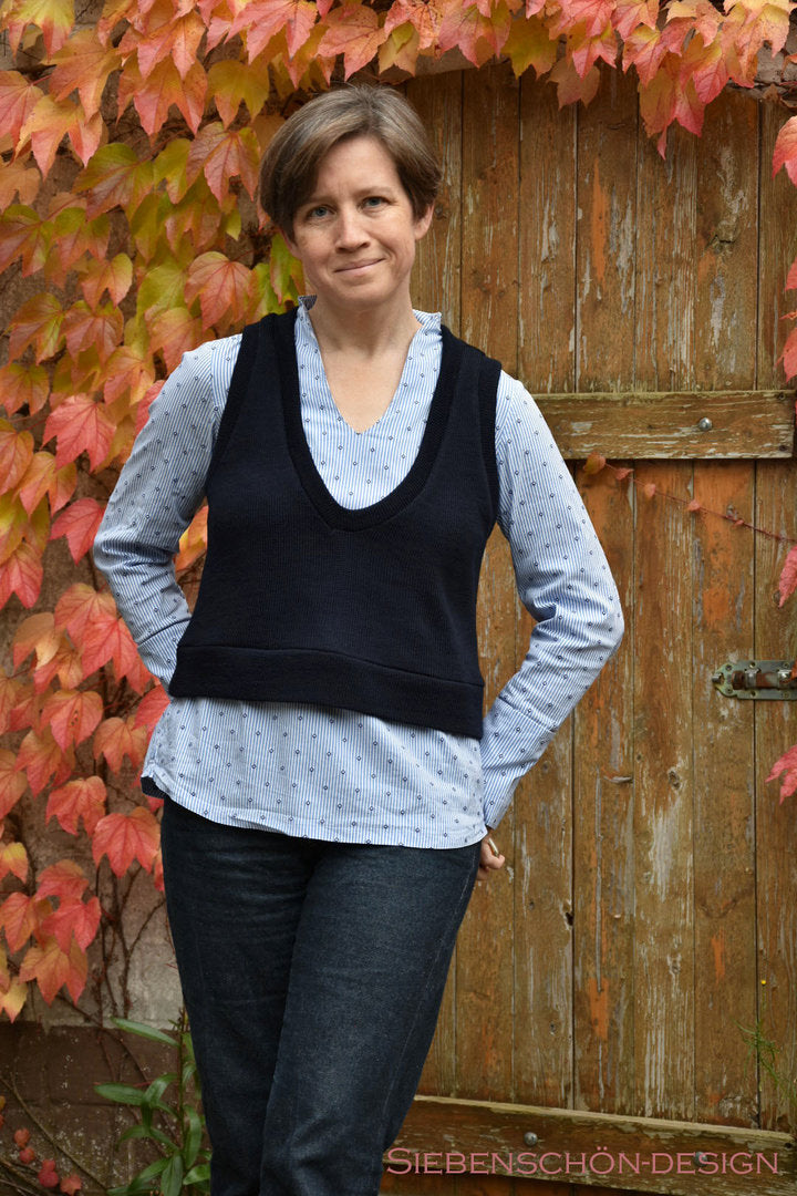 Designbeispiel: lillesol women No.67 Pullunder & Kleid "Tira" mit Video-Nähanleitung