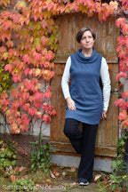 Designbeispiel: lillesol women No.67 Pullunder & Kleid "Tira"