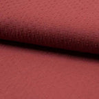 Baumwolle crinkle dotties - terracotta *Videovorstellung* - Reststück 2,0M