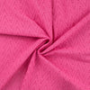 Baumwollstoff mit Loch-Stickerei "Zickzack" - fuchsia