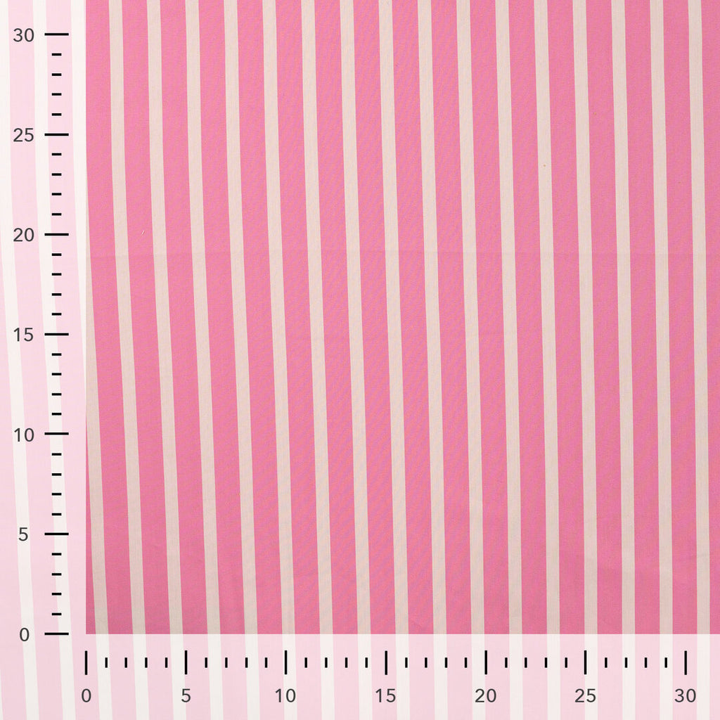Baumwoll Mischgewebe gestreift - rosa