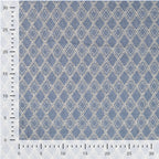 Baumwoll-Voile mit Ornament-Stickerei - denim