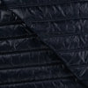 Wattierter Steppstoff Streifen - navy *Videovorstellung*