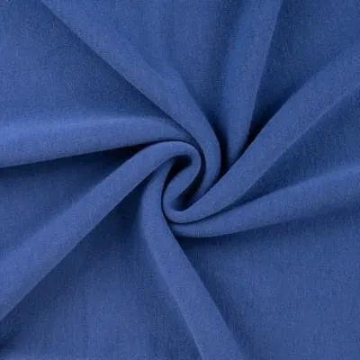 Doubleface-Strick - royalblau/grau *Videovorstellung*