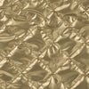 Wattierter Steppstoff metallic - gold *Videovorstellung*