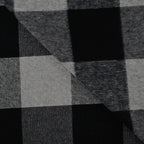 Mantelstoff "brushed check" - grau *Videovorstellung*