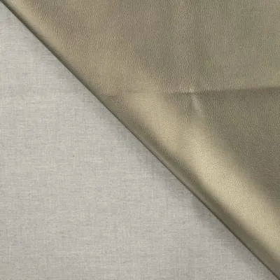 Kunstleder metallic - oliv *Videovorstellung*