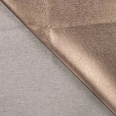 Kunstleder metallic - taupe *Videovorstellung*