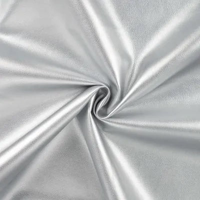 Kunstleder metallic - silber *Videovorstellung*