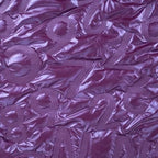 Wattierter Jackenstoff Alphabet "geprägt" - purple *Videovorstellung*