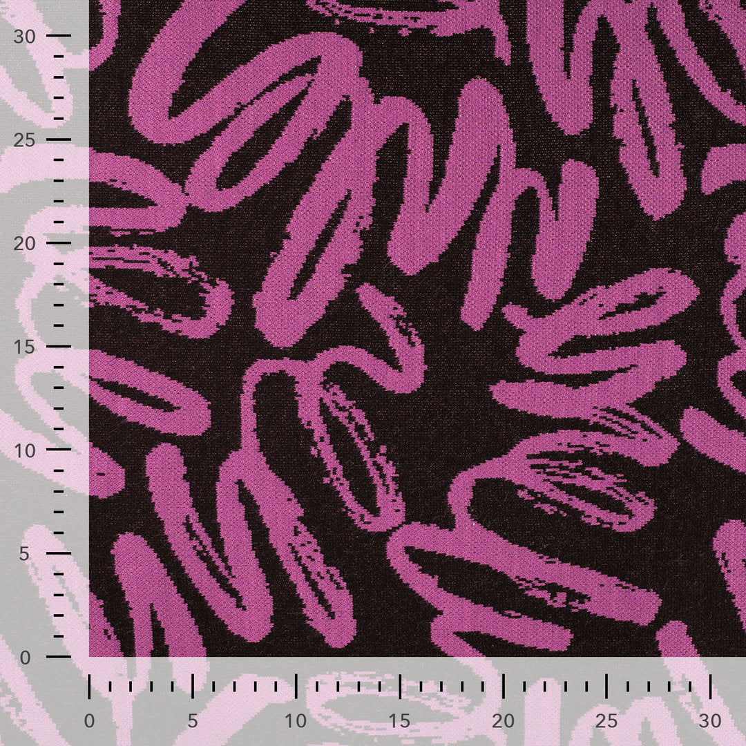 Jacquard Strick Paint Brush - pink *Videovorstellung*