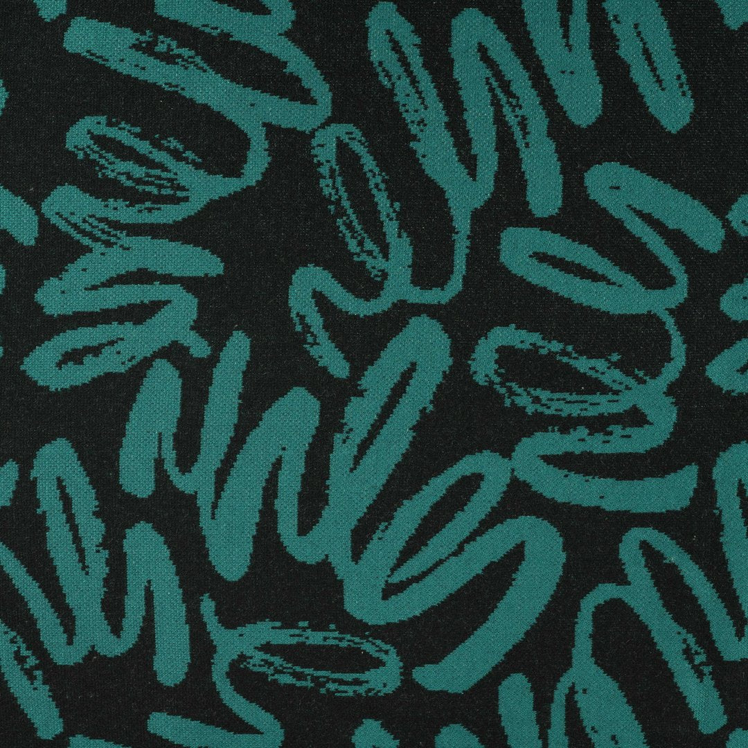 Jacquard Strick Paint Brush - petrol *Videovorstellung*