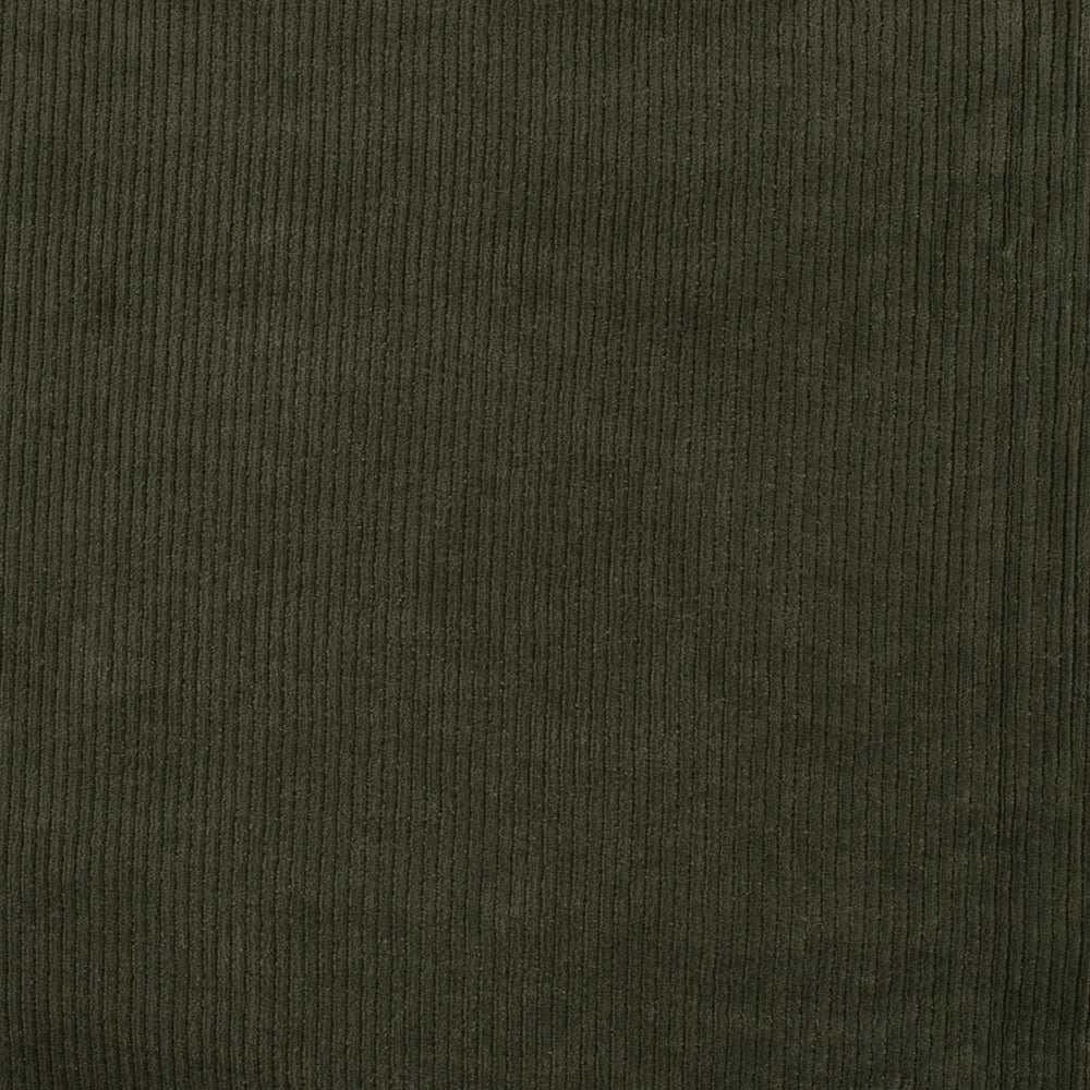 Cord Jersey - elastisch mit klassischer Rillenstruktur - khaki - Reststück 1,7M