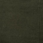 Cord Jersey - elastisch mit klassischer Rillenstruktur - khaki