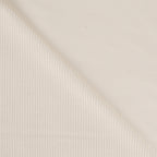 Cord Jersey - elastisch mit klassischer Rillenstruktur - ecru