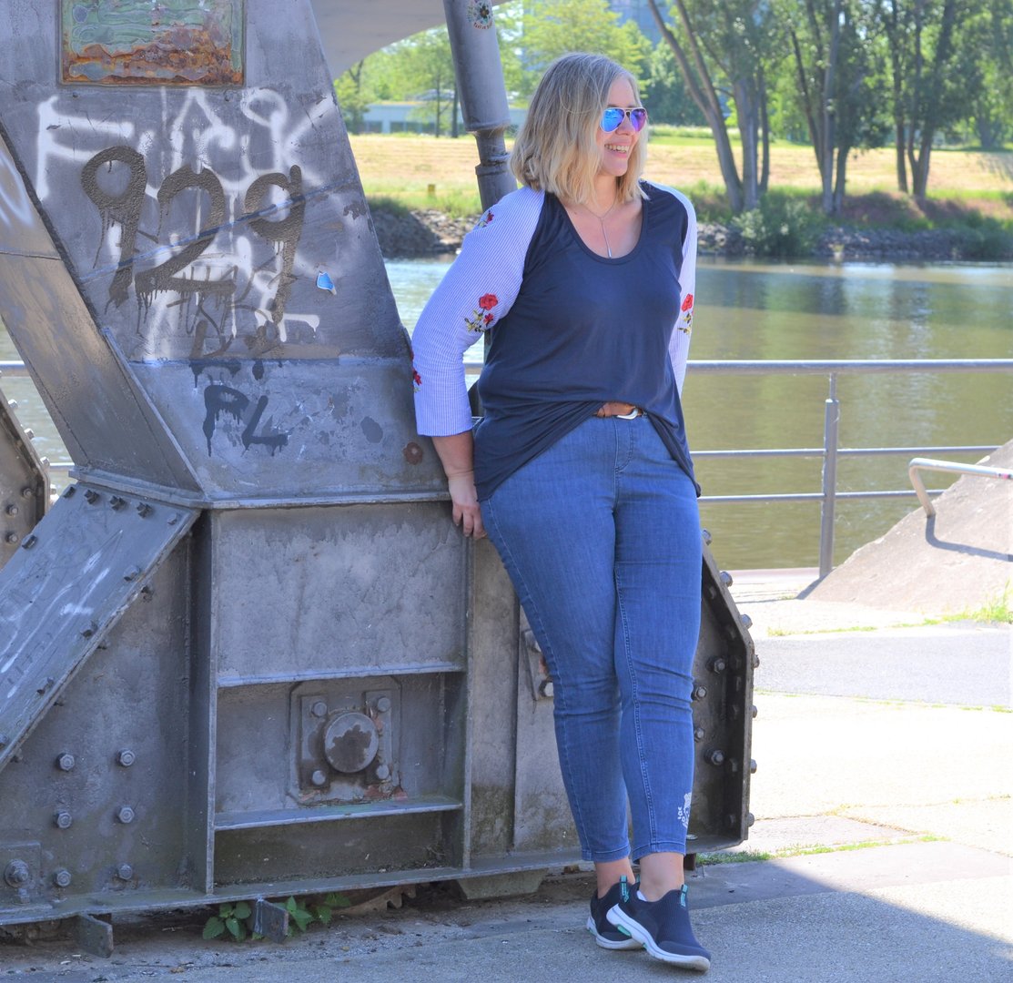 Designbeispiel: lillesol women No.65 Raglanshirt "Combina" mit Video-Nähanleitung