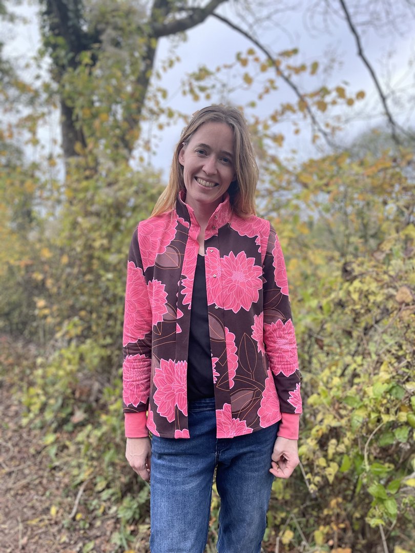 Designbeispiel: lillesol women No.68 Cardigan "Viga"