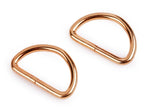 D-Ringe 30mm - rosé-gold (4 Stück)