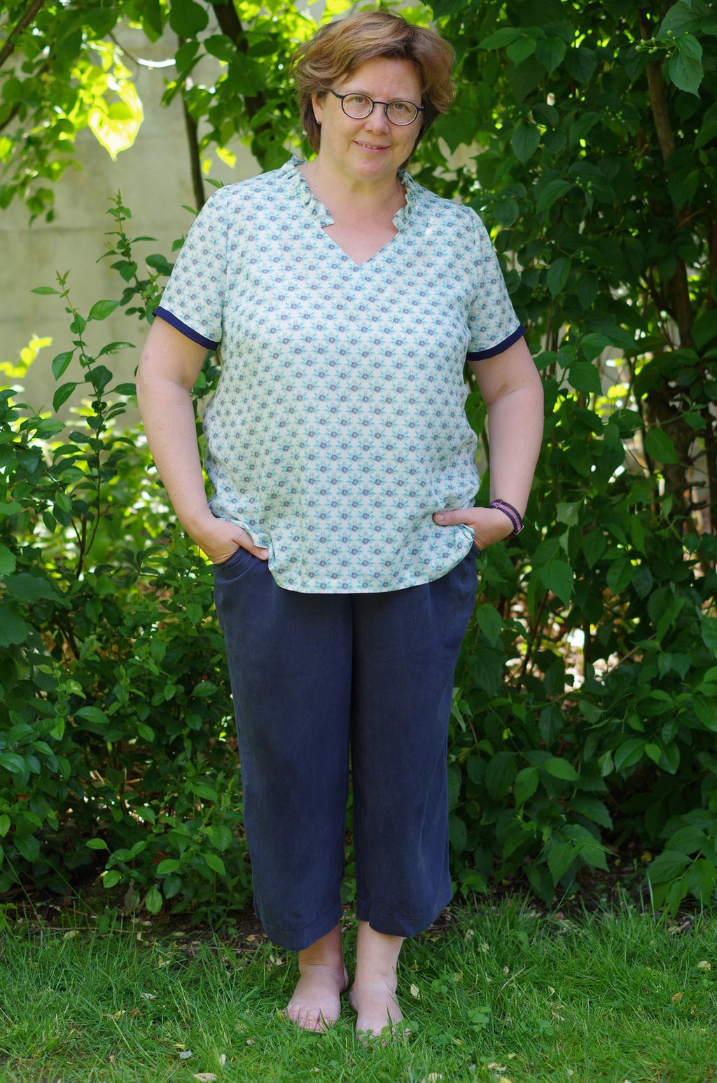 Designbeispiel: lillesol women No.72 Sommerbluse "Lavina"