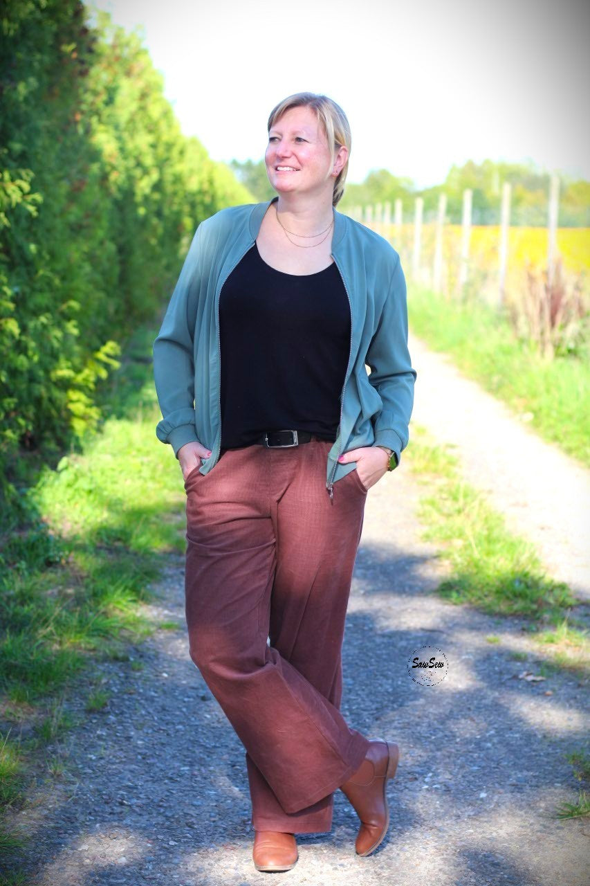 Schnittmuster lillesol women No.106 Hose "Villa" *mit Video Nähanleitung*