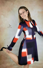 Designbeispiel: lillesol women No.69 Schluppenkleid & Shirt "Cinta"