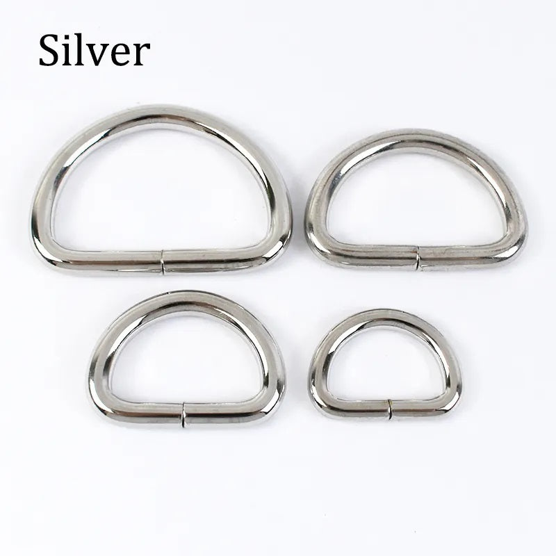 D-Ringe 30mm - silber (4 Stück)