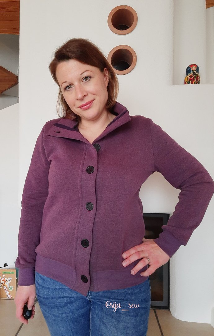 Designbeispiel: lillesol women No.68 Cardigan "Viga"