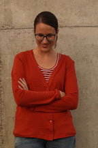 Designbeispiel: lillesol women No.59 Basic-Strickjacke