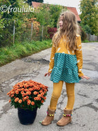 Designbeispiel: lillesol basics No.73 Stufenkleid (Jersey)