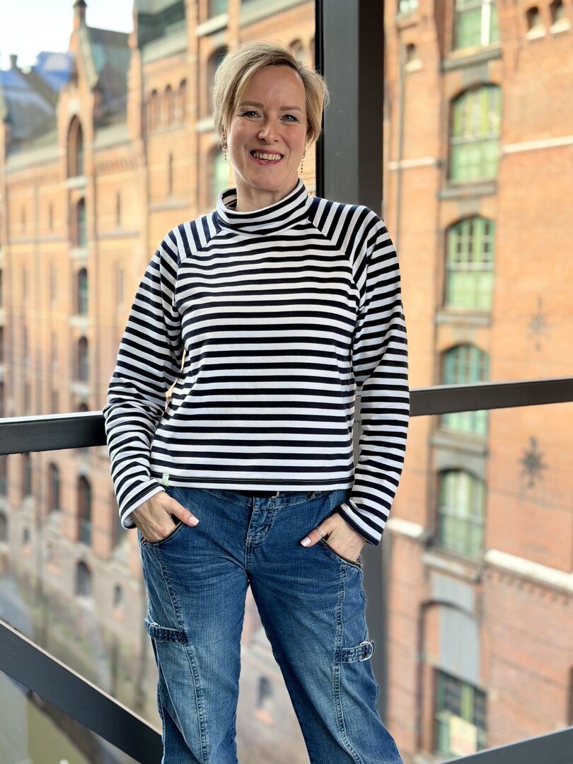 Designbeispiel: lillesol women No.101 Raglansweater "Raisa"