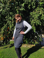 Designbeispiel: lillesol women No.67 Pullunder & Kleid "Tira"