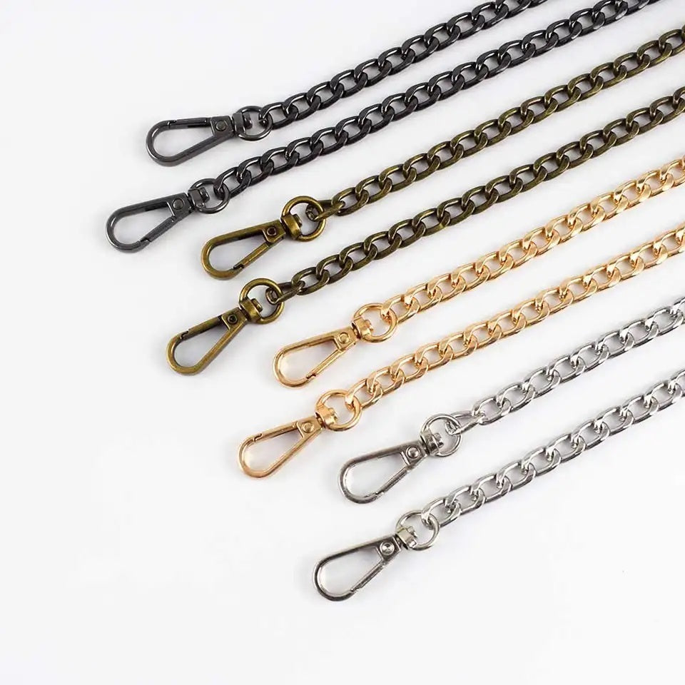 Taschenkette Metall - gold lang